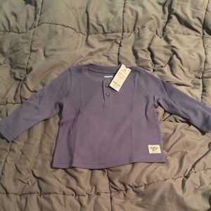 OshKosh B'gosh Dark Blue Long Sleeve Tee